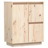 vidaXL Komoda 60 x 34 x 75 cm od masivne borovine