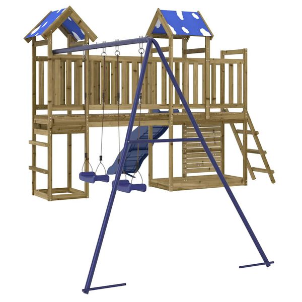 vidaXL Vanjski set za igru od impregnirane borovine