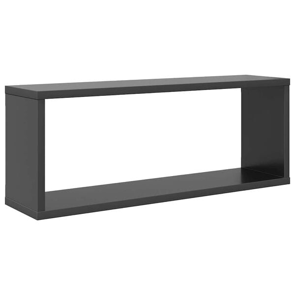 vidaXL Kockaste zidne police 6 kom sive 60x15x23 cm konstruirano drvo