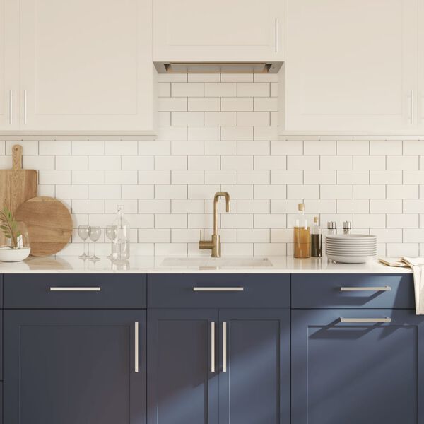 vidaXL Ručke za ormarić 20 kom srebrne 224 mm od nehrđajućeg čelika