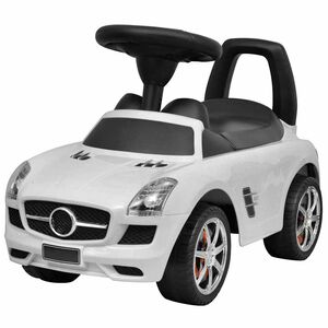 vidaXL Dječji automobil na guranje bijeli