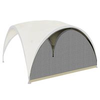 Bo-Camp bočni zid za šator za zabave s mrežom protiv komaraca L bež