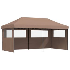 vidaXL &Scaron;ator za zabave 292 x 580 x 315 cm Smeđa Oxford tkanina
