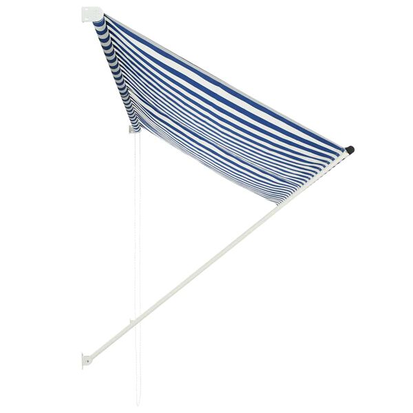 vidaXL Tenda na uvlačenje 250 x 150 cm plavo-bijela