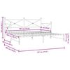 vidaXL Krevet na rasklapanje bez madraca crni 100x190 cm čelik