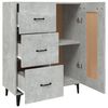vidaXL Komoda siva boja betona 69,5 x 34 x 90 cm od konstruiranog drva