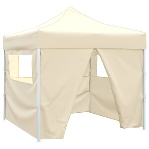 vidaXL &Scaron;ator za zabave Krema 291 x 291 x 315 cm Oxford tkanina