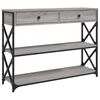 vidaXL Konzolni stol boja hrasta sonome 100x28x75 cm konstruirano drvo