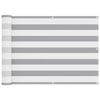 vidaXL Balcony ekran Svijetlo siva i bijela. 75 x 200 cm