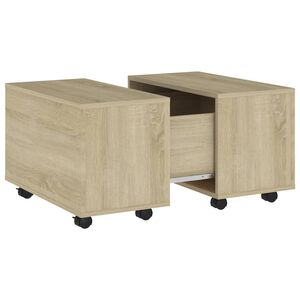 vidaXL Stolić za kavu boja hrasta sonome 60x60x38 cm konstruirano drvo