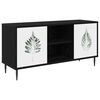 vidaXL TV ormar HANAU 102 x 33 x 51 cm Crni hrast Konstruirano drvo