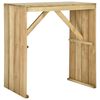 vidaXL Barski stol 100 x 60 x 110 cm od impregnirane borovine