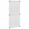 vidaXL Vrata staje CORONA 100 x 210 cm Masivna borovina Bijela