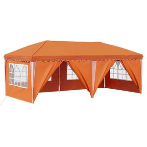 vidaXL Rastezljivi &scaron;ator za zabave 575 x 288 x 245 cm Narančasta