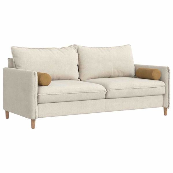 vidaXL Valjkasti jastučići 2 pcs Smeđa Ø 15 x 40 cm Kordura tekstil