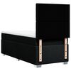 vidaXL Box spring krevet s madracem crni 90x190 cm od tkanine