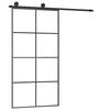 vidaXL Klizna vrata s priborom 102,5x205 cm od stakla ESG i aluminija