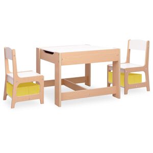 vidaXL Dječji stolić s 2 stolice MDF