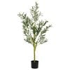 vidaXL Umjetna maslina 450 listova 120 cm zelena