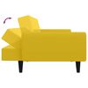 vidaXL Dvosjed na razvlačenje žuti bar&scaron;unasti
