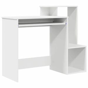vidaXL Stol Bijelo 106 x 41 x 88.5 cm Konstruirano drvo