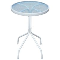 vidaXL Bistro stol od čelika sivi 50 x 71 cm