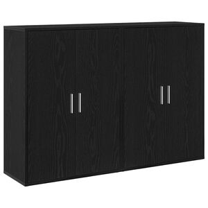 vidaXL Kreveta 2 kom. Crni hrast 60 x 31 x 84 cm Konstruirano drvo