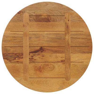 vidaXL Stolna ploča Ø 90 x 2,5 cm okrugla od masivnog drva manga