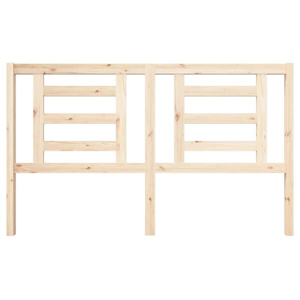 vidaXL Uzglavlje za krevet 166 x 4 x 100 cm od masivne borovine