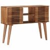 vidaXL Ručni stol Tamnije smeđi teak 100 x 30 x 75 cm