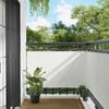 vidaXL Balcony ekran Bijeli 100 x 300 cm Oxford tkanina
