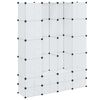 vidaXL Modularni ormarić s 18 pretinaca bijeli 37 x 146 x 180,5 cm