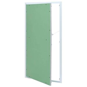 vidaXL Pristupna ploča Zelena i srebrna 55 x 105 cm