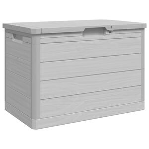 vidaXL Vanjska kutija za jastuke siva 77,5x44,5x53 cm polipropilen