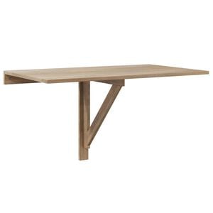 vidaXL Sklopivi zidni stolić boja hrasta 100 x 60 cm