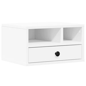 vidaXL Stalak za pisač bijeli 40x32x22,5 cm od konstruiranog drva