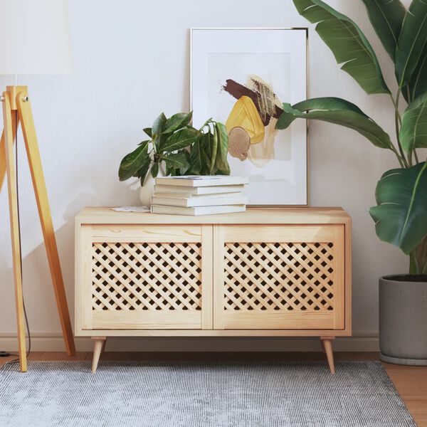 vidaXL Vrata za ormarić rešetkasti dizajn 2 kom 49,5x39,5 cm borovina