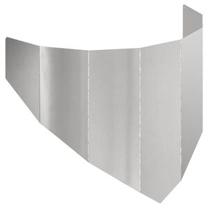 vidaXL Ograda oko Travnjaka 100 x 45 cm Čelik Srebrna