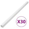 vidaXL Kanalice za kabele 33 x 33 mm 30 m PVC