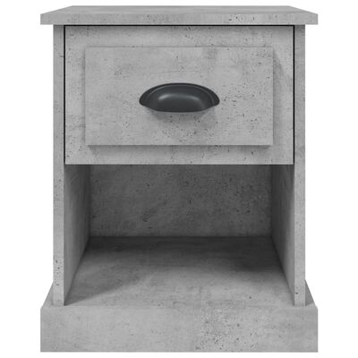 vidaXL Noćni ormarić siva boja betona 39x39x47,5 cm konstruirano drvo