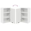 vidaXL Kupaonski ormar Zidne s pohranom Bijelo 39 x 23,5 x 65 cm