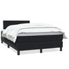 vidaXL Krevet s oprugama i madracem crni 120x210 cm bar&scaron;unasti