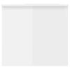 vidaXL Stolić za kavu sjajni bijeli 102x50,5x46,5 cm konstruirano drvo