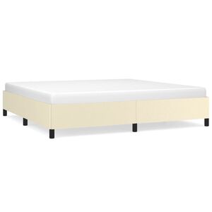 vidaXL Okvir za krevet krem 200x200 cm od umjetne kože