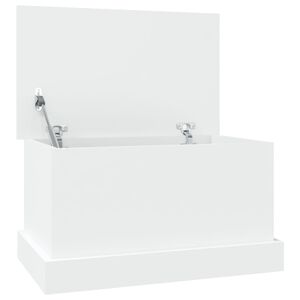 vidaXL Kutija za pohranu bijela 50x30x28 cm inženjerski drvo