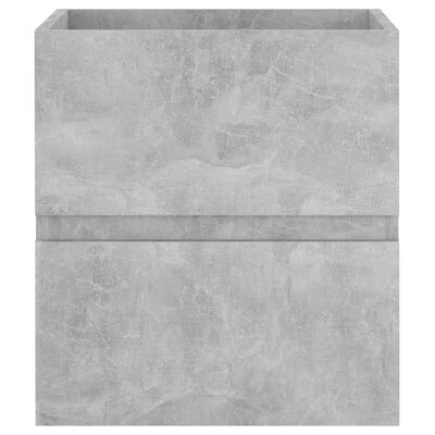 vidaXL Ormarić za umivaonik siva boja betona 41 x 38,5 x 45 cm iverica