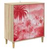 vidaXL Kreveta AACHEN Sonoma 69 x 33 x 75 cm Konstruirano drvo