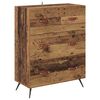 vidaXL Highboard Staro drvo 69,5 x 34 x 180 cm Konstruirano drvo