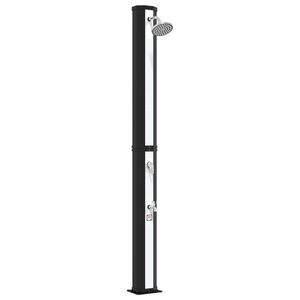vidaXL Solarni tu&scaron; s tu&scaron;em i slavinom 40 l PVC, ABS, Legirani cink