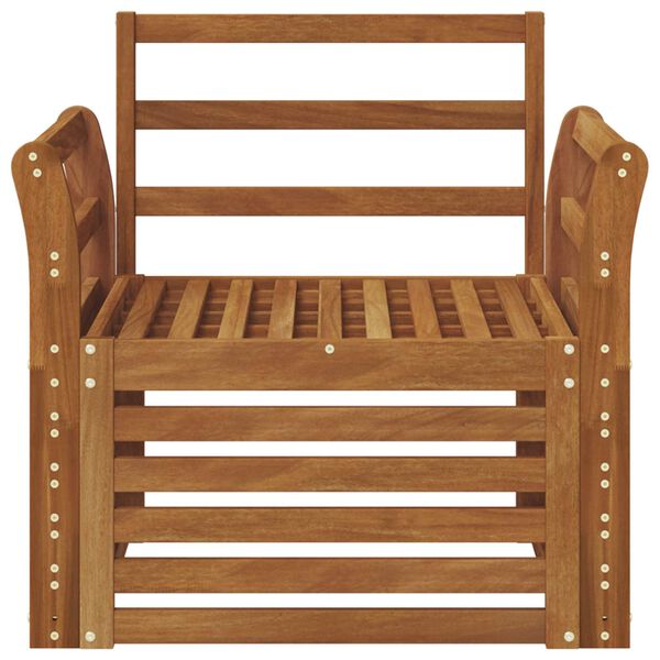 vidaXL Set vanjskih sofa Prirodna 75,5 x 63 x 73 cm